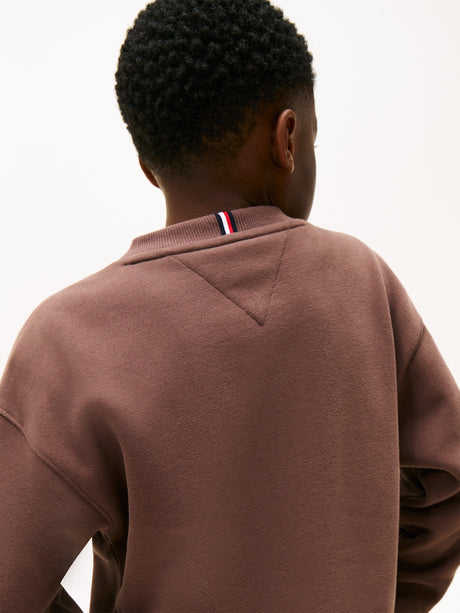 Tommy Hilfiger Kids Mini Corp Sweatshirt in Brown