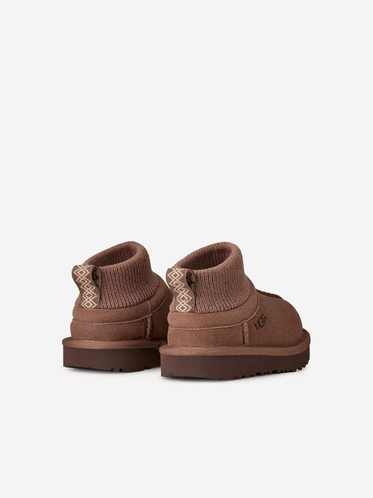 UGG Kids Classic Ultra Stretch Cuff Boots in Brown