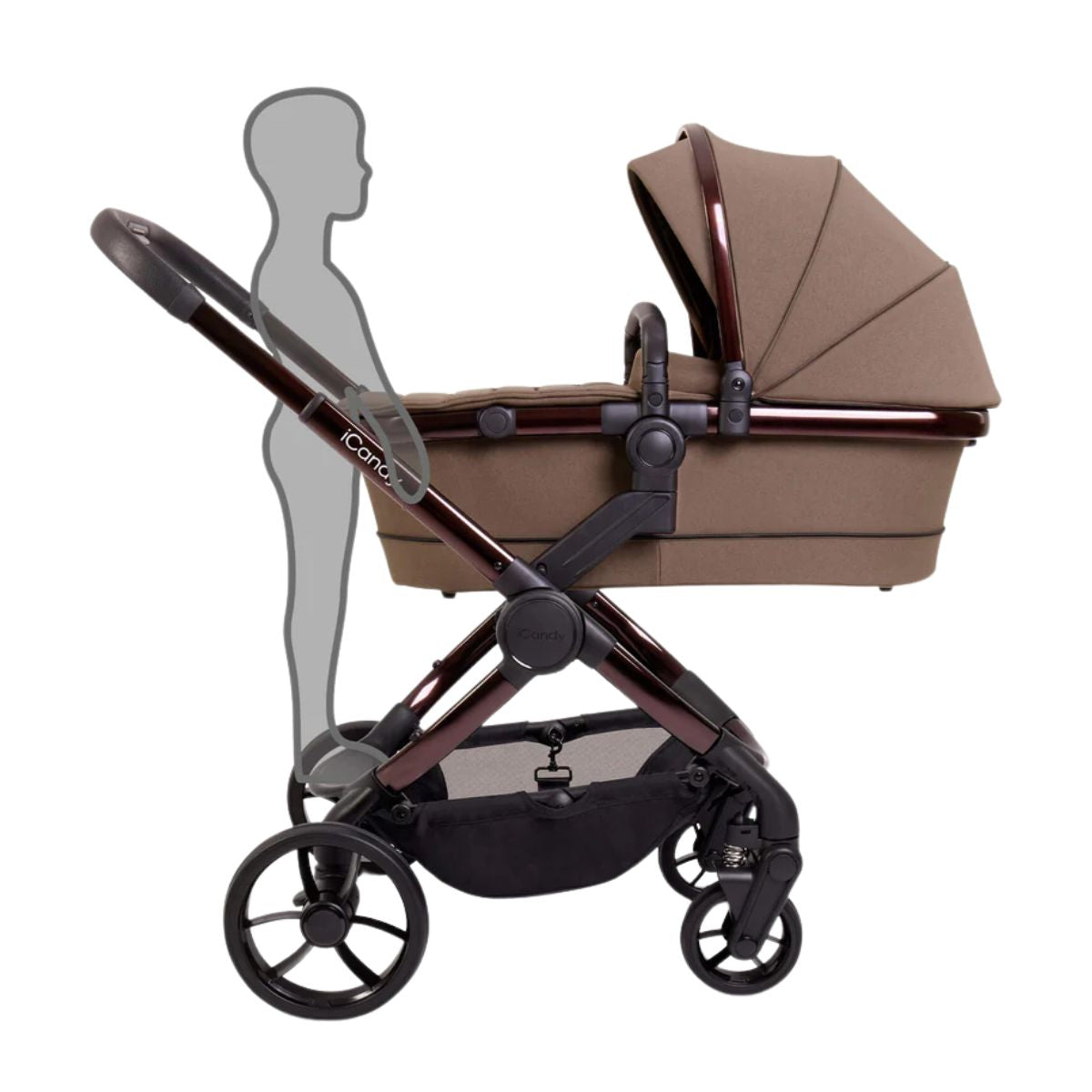 iCandy Peach 7 Luxury Travel System, Cybex Cloud T, Pecan Edition
