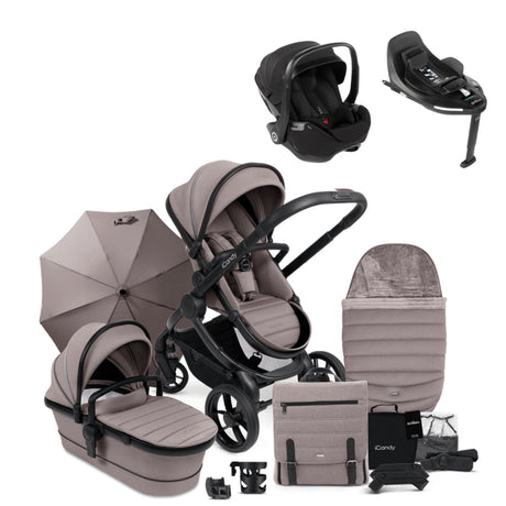 iCandy Peach 7 Travel System With 360 Rotating Car Seat