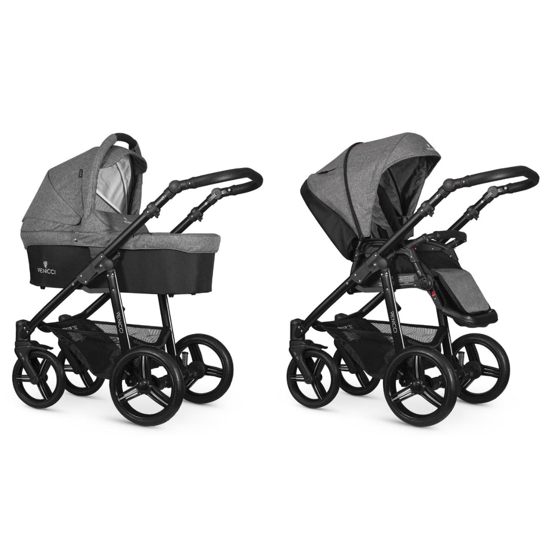 Venicci Soft Pram & Pushchair - Denim Grey