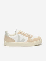 Veja Kids Small V-10 Laces Trainers in White