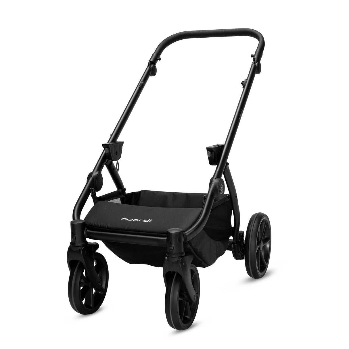 Noordi Fjordi V2 Leather 2in1 Pushchair with ThermoCot™ Carrycot, Stone Grey