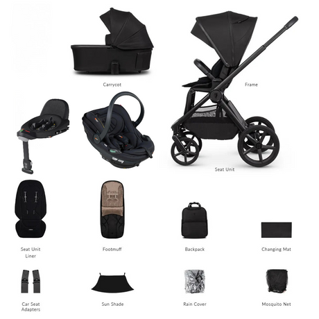 Venicci Upline 3 4-in-1 Travel System ( Besafe Car Seat And Base)
