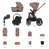 Venicci Upline 3 4-in-1 Travel System (Maxi-Cosi Pebble Slide Pro And Base)