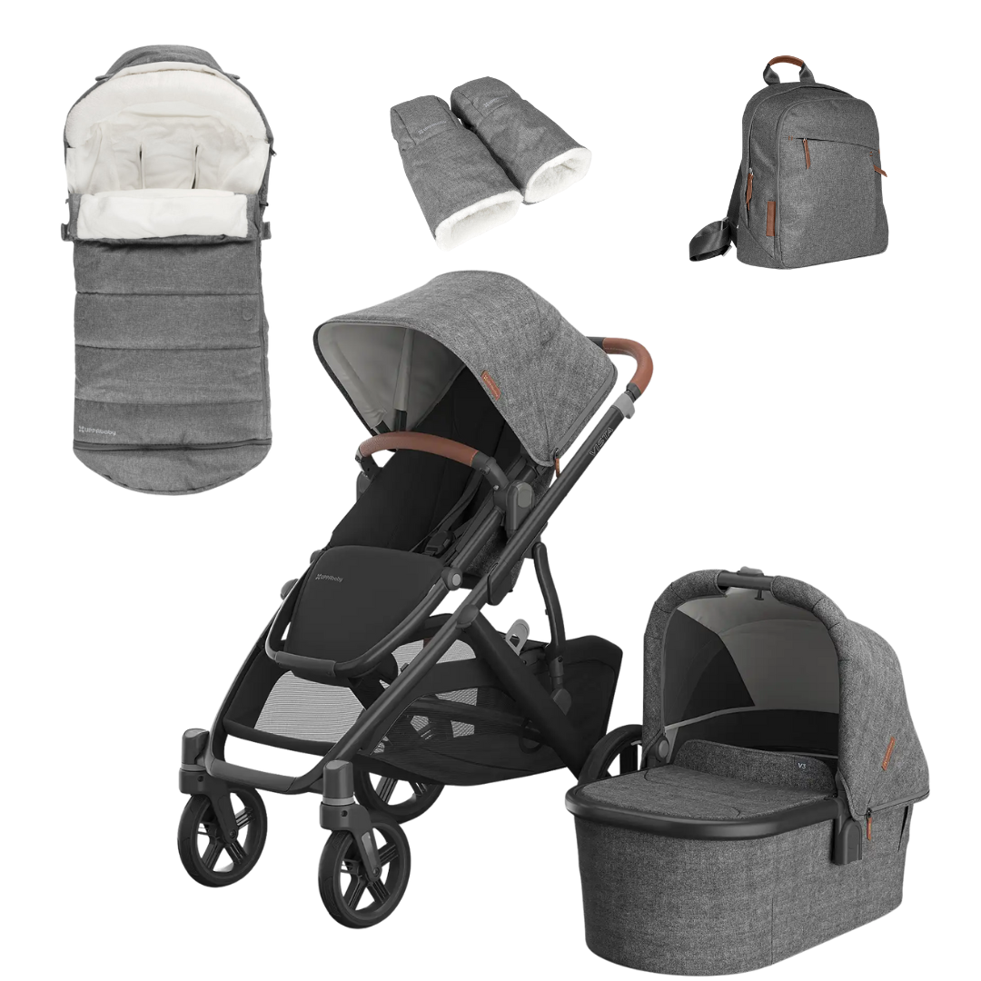 Uppababy Vista V3 Perfect Partner Bundle With Maxi Cosi Car Seat