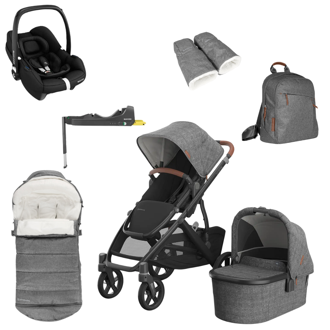 Uppababy Vista V3 Perfect Partner Bundle With Maxi Cosi Car Seat