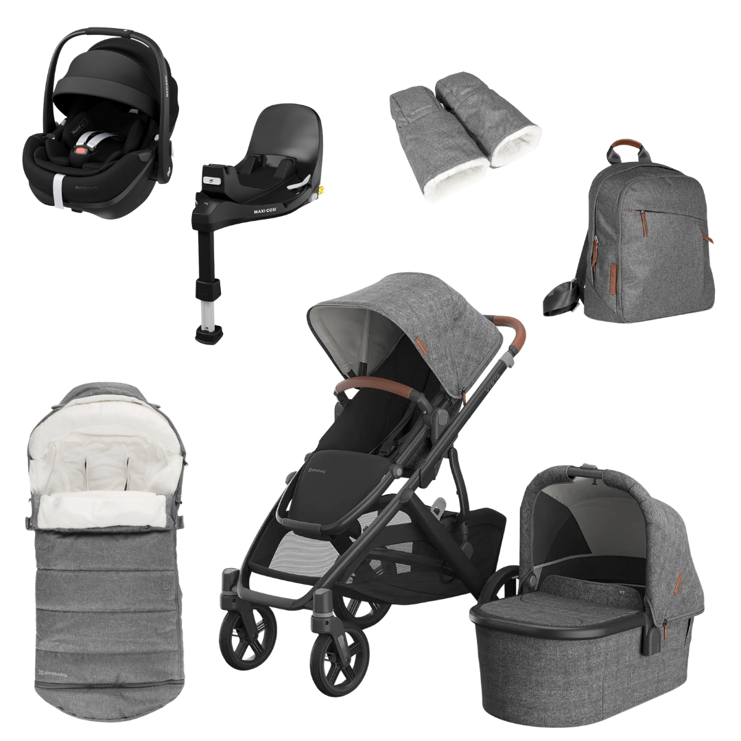 Uppababy Vista V3 Perfect Partner Bundle With Maxi Cosi Car Seat