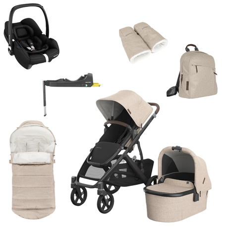 Uppababy Vista V3 Perfect Partner Bundle With Maxi Cosi Car Seat
