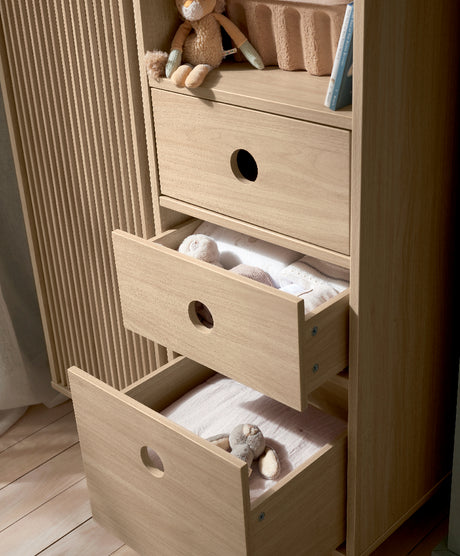 Mamas & Papas Oska 3 Piece Furniture Range, Natural / Oak