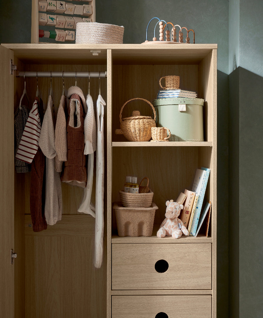 Mamas & Papas Oska 3 Piece Furniture Range, Natural / Oak