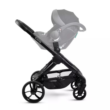 iCandy Peach 7 Complete Luxury Single to Double Pushchair & Travel System Ready Bundle, Porcini
