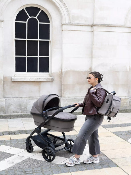 iCandy Peach 7 Complete Luxury Single to Double Pushchair & Travel System Ready Bundle, Porcini