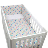 FORREST 3 Piece Reversible Cot Bed Set – Organic Cotton Baby Bedding - Woody