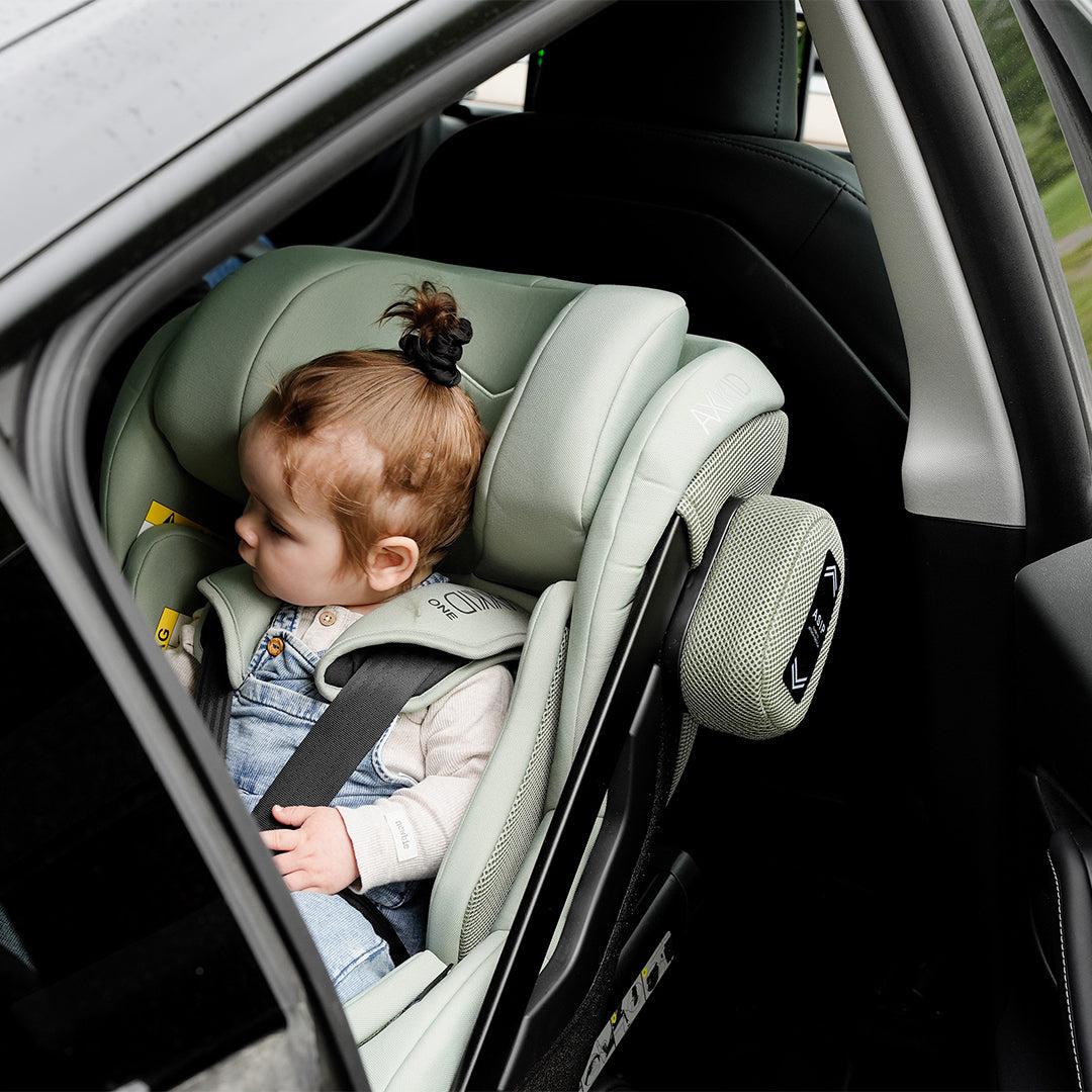 Axkid One 3 i-Size Car Seat 61-125cm, Coastal Storm Black