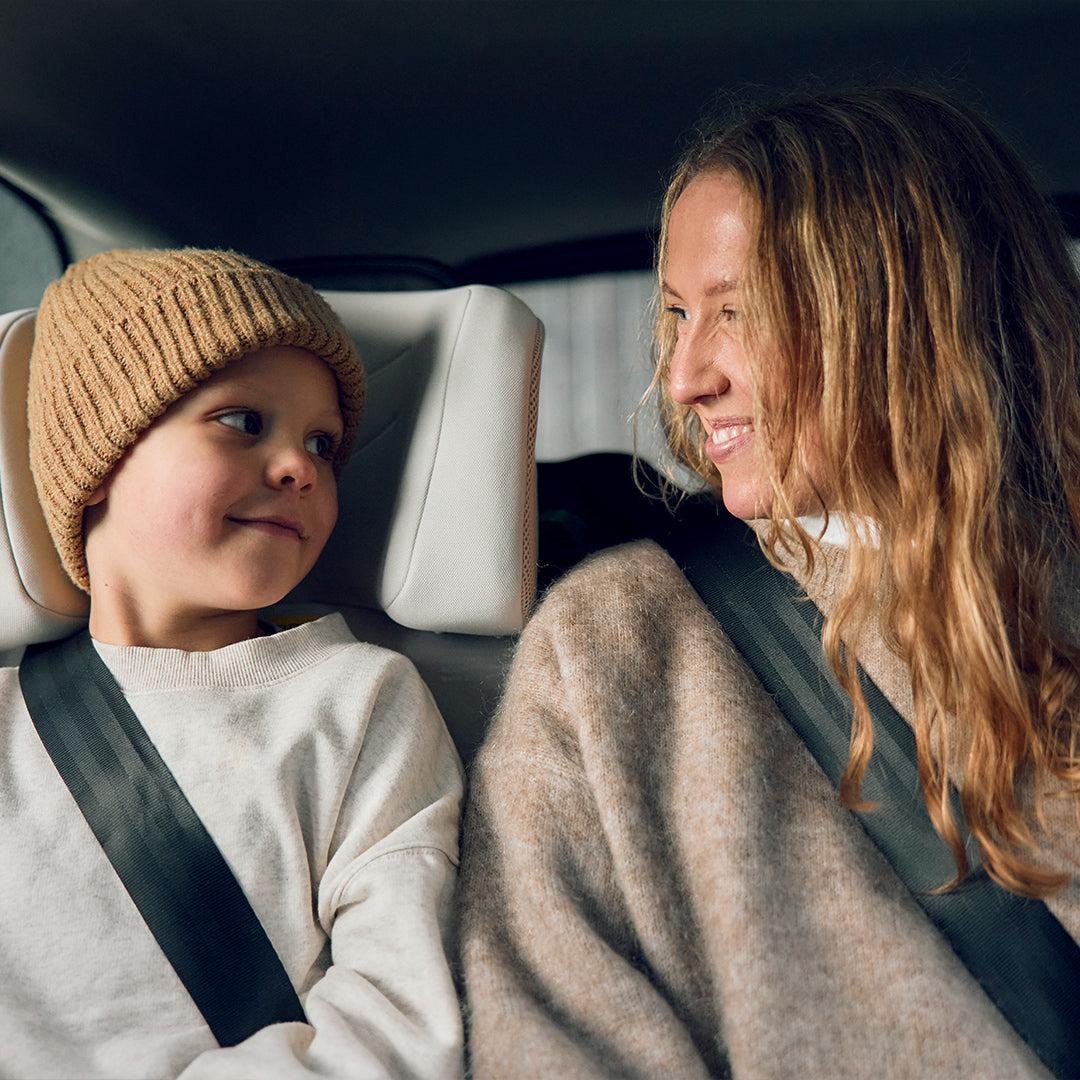 Axkid UP High Back Booster Car Seat with Footrest - Mist Grey