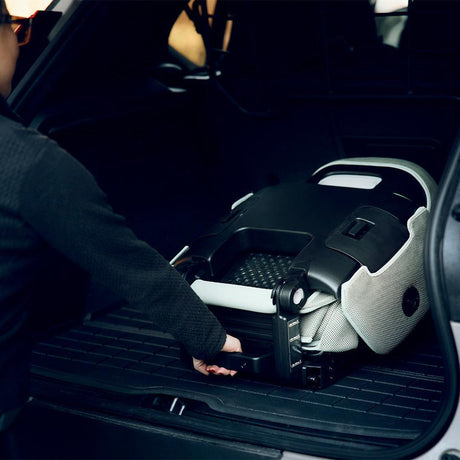 Axkid UP High Back Booster Car Seat with Footrest - Mist Grey