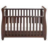 Babymore Eva Sleigh Cot Bed Dropside with Drawer
