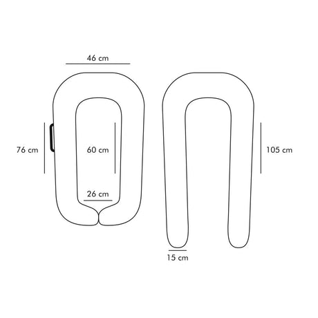 Noordi 2in1 Deluxe Baby Nest + Maternity Pillow