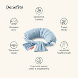 bbhugme Nursing Pillow Replacement Cover - Hazel Brown