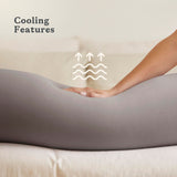 bbhugme Adjustable Pregnancy Pillow with Body Support - Dusty Olive