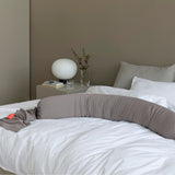 bbhugme Adjustable Pregnancy Pillow with Body Support - Stone Grey Pebbles