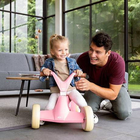 Berg Go2 Retro Ride & Pedal Car, 10 months+, Retro Pink