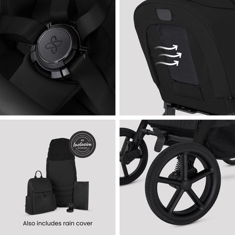 Silver Cross Breez Ultimate 360 Travel System Bundle