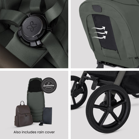 Silver Cross Breez Ultimate 360 Travel System Bundle