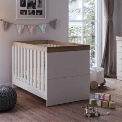 Little Acorns Burlington cotbed Cashmere/Truffle