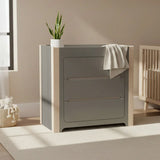 Cocoon Change Area Dresser, Dove Grey / Natural Wash
