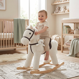 Cuddles Collection Marshmallow Plush Rocking Horse