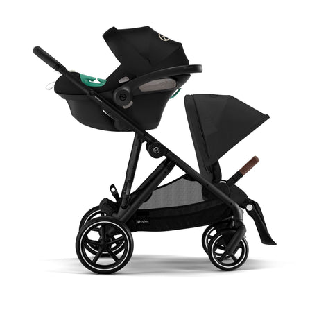 CYBEX Gazelle S Single to Double Pushchair - BLK Moon Black/black