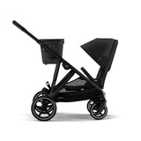 CYBEX Gazelle S Single to Double Pushchair - BLK Moon Black/black