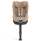 Cybex Sirona T i-Size 360 Rotating Car Seat 45-105cm, 0-4 Years, Cozy Beige (Plus) with Canopy