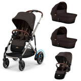 Cybex e-Gazelle S Electric Twin Pushchair with Optional Carrycots