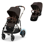 Cybex e-Gazelle S Electric Twin Pushchair with Optional Carrycots