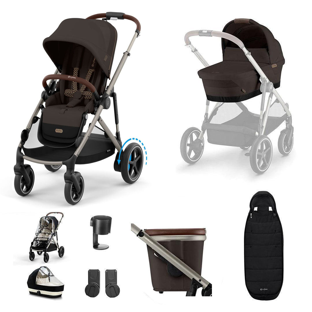 Cybex e-Gazelle S 9 Piece Electric Pushchair Bundle
