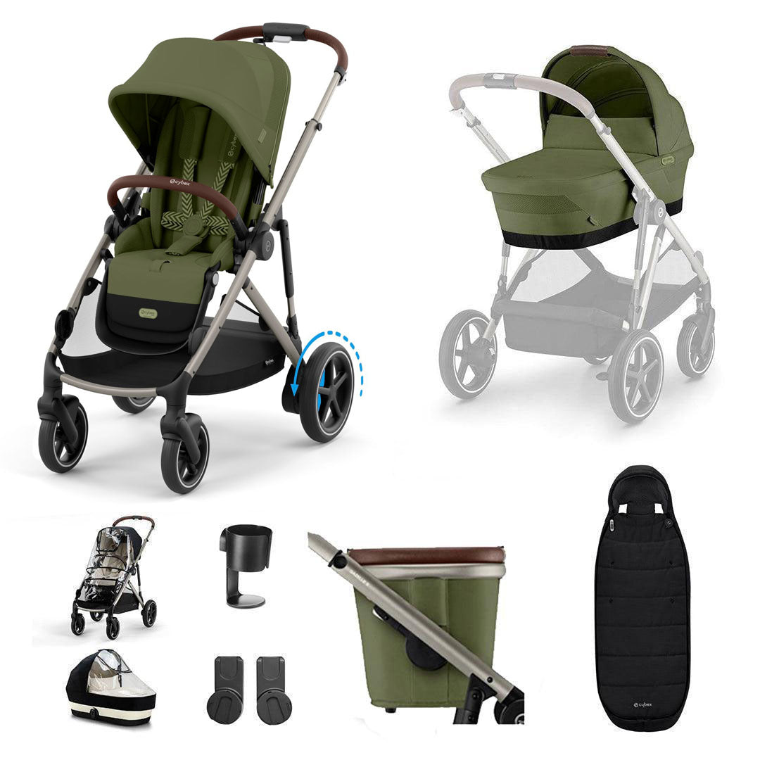 Cybex e-Gazelle S 9 Piece Electric Pushchair Bundle