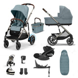 Cybex e-Gazelle S 11 Piece Electric Pushchair Bundle with Cloud T Car Seat & Base