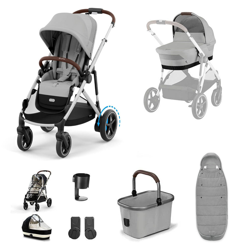 Cybex e-Gazelle S 9 Piece Electric Pushchair Bundle