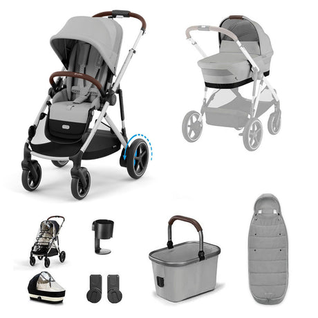 Cybex e-Gazelle S 9 Piece Electric Pushchair Bundle