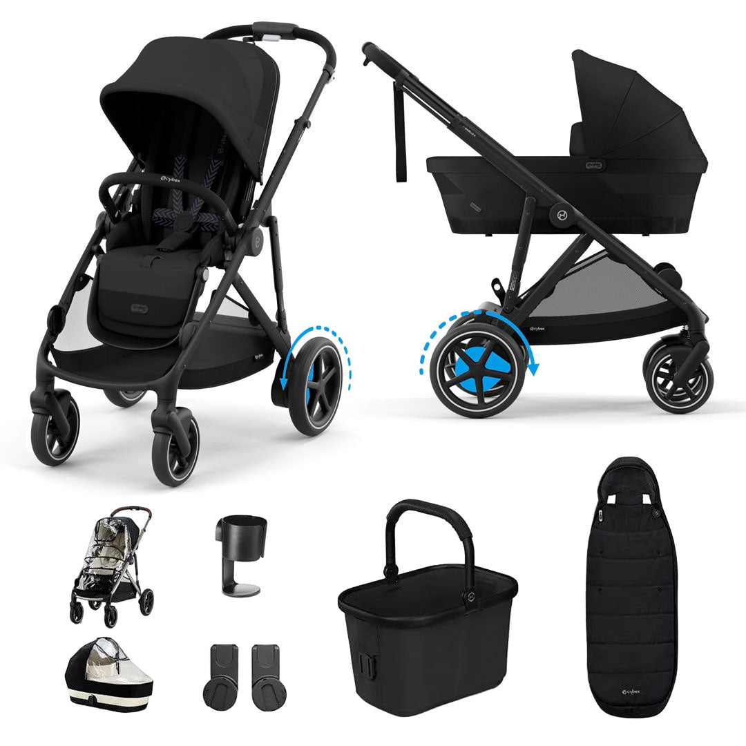 Cybex e-Gazelle S 9 Piece Electric Pushchair Bundle
