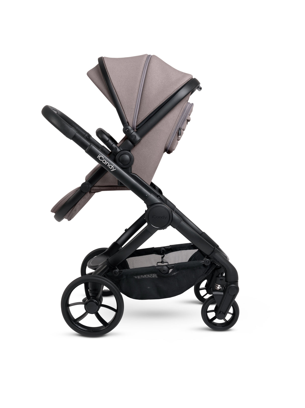 iCandy Peach 7 Pushchair and Carrycot Complete Bundle, Porcini
