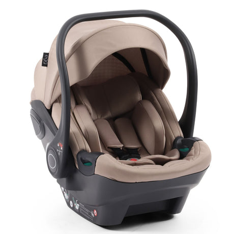 Egg 3 Premium Travel System Bundle in SE Houndstooth Almond, With Car Seat & Base.