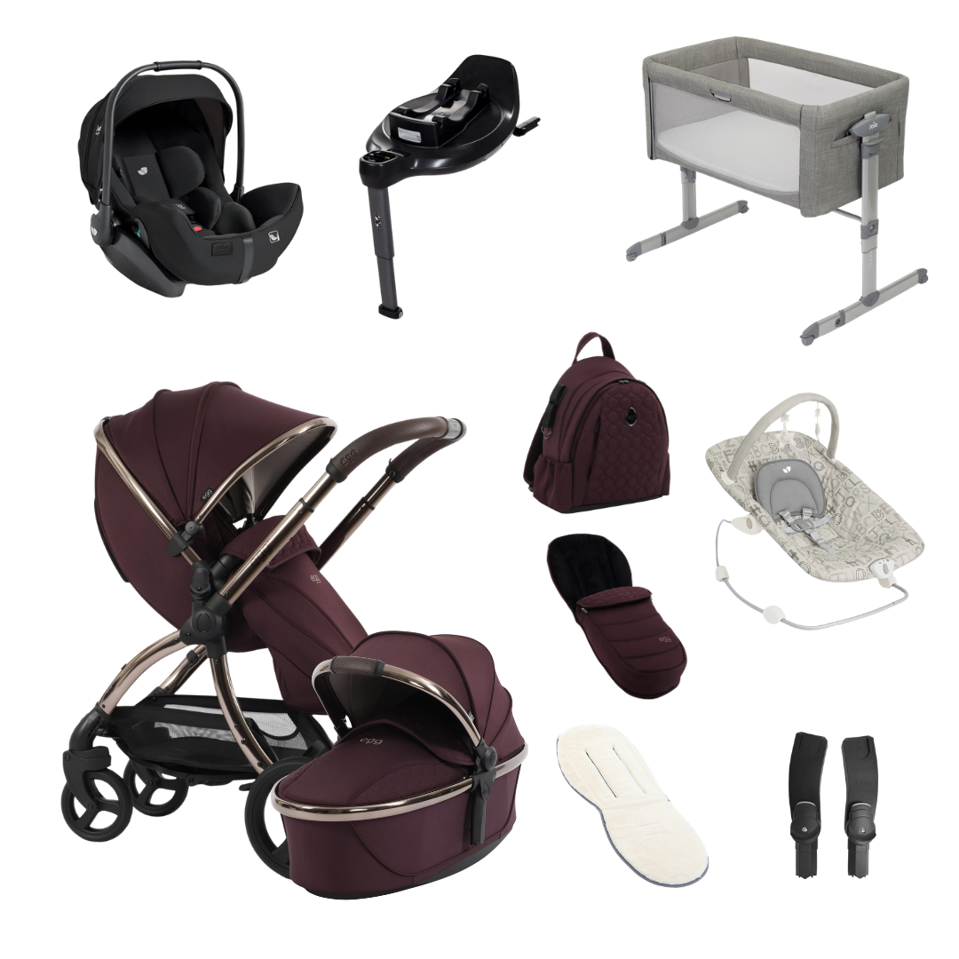 Egg 3 Essential Bundle With Joie i-Level 360 Car Seat And Base