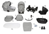 Noordi Fjordi V1 Leather 3in1 with Travel Carrier Car Seat