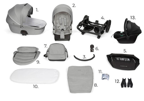 Noordi Fjordi V1 Leather 3in1 with Travel Carrier Car Seat
