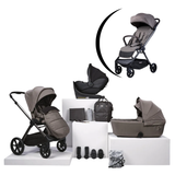 12 pc Raffi MKII Travel Bundle with spin car seat & Isofix base + FREE Compact Stroller