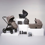 12 pc Raffi MKII Travel Bundle with spin car seat & Isofix base